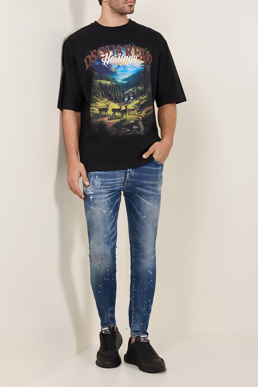 מכנסי ג'ינס סלים פיט סופר טווינקי